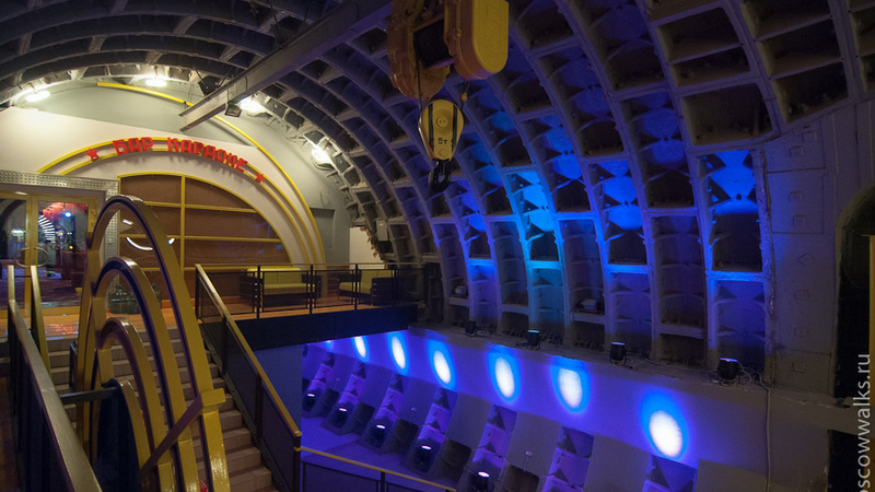 Illustration for article titled This Soviet Bunker Looks Like a Buried Alien Spaceship... with a Strip Club